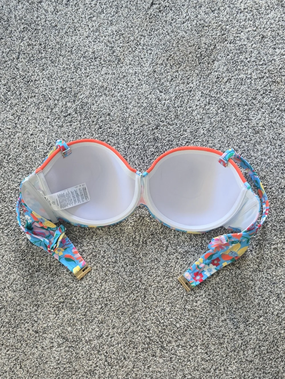Boden Rhodes Swim Underwire Bikini Top Wildflower 36DD 9